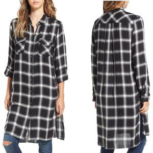 NWT - BlankNYC Old Polaroid Flannel Tunic/Dress